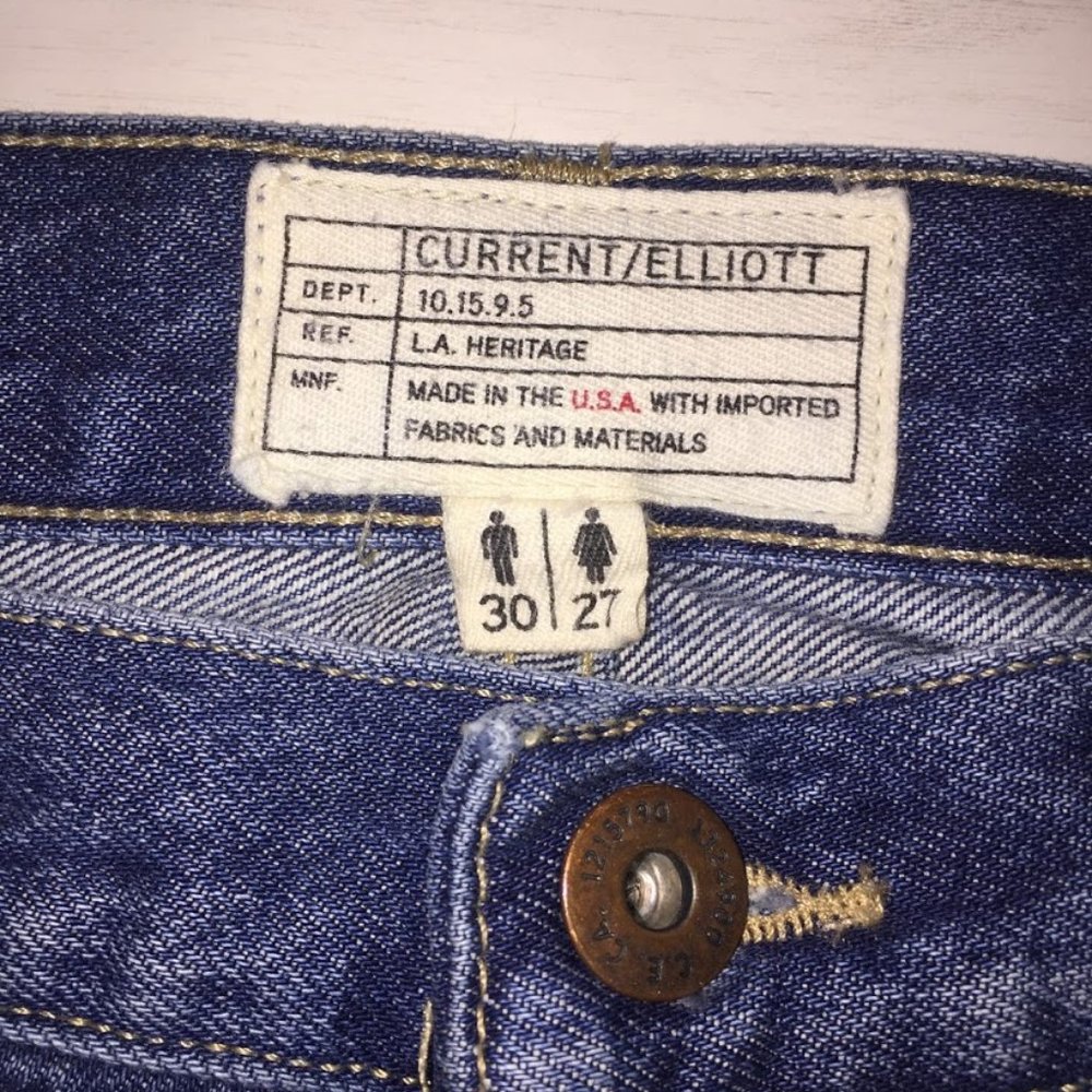SOLD. Current/Elliot | The Crossover Jeans - Picture 9 of 11